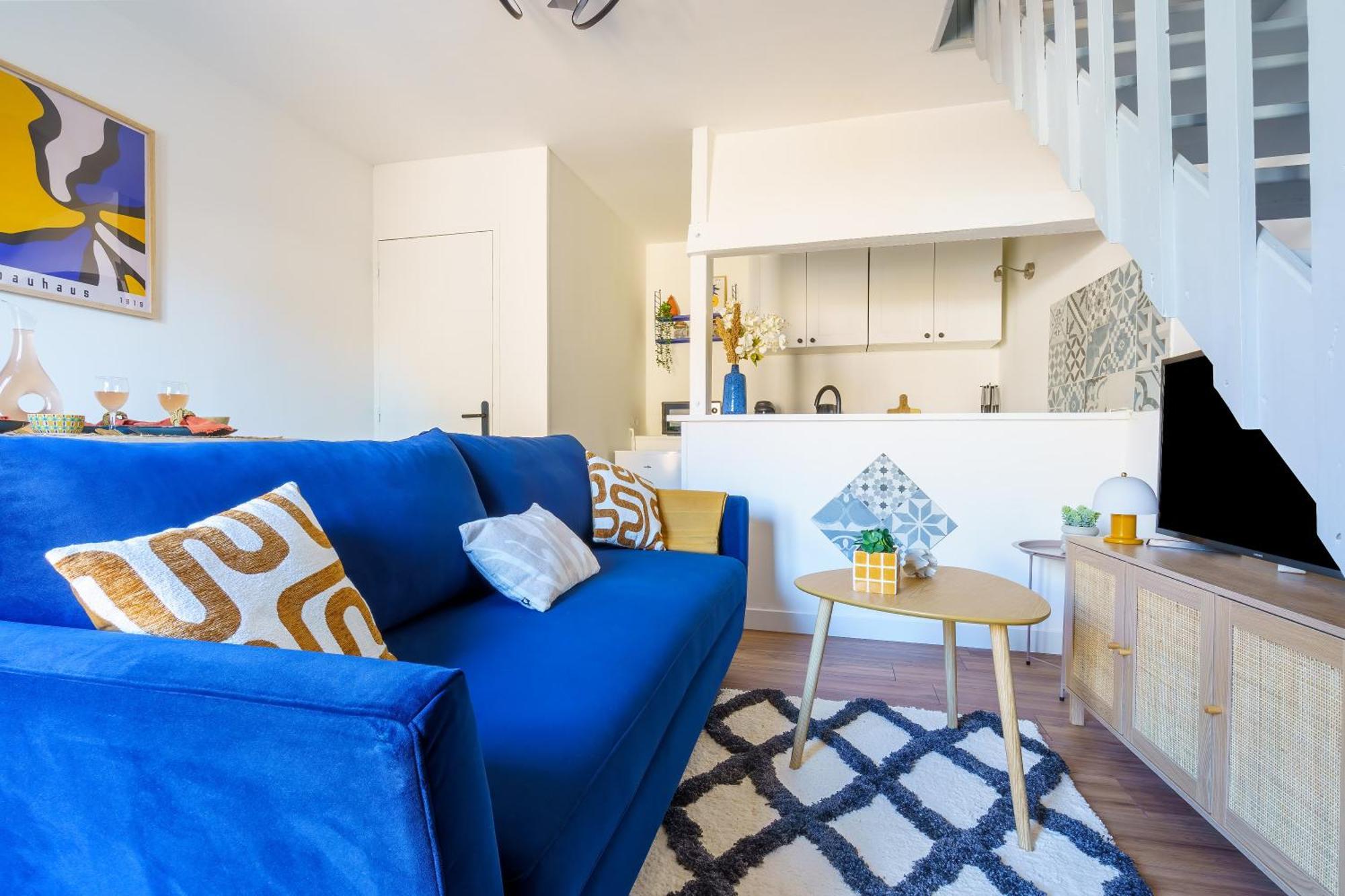Maisonnette Bleu Horizon Avec Jardin - 2Min Gare - Serenito Homes Saint-Just-en-Chaussee Exterior foto